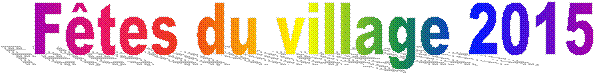 Ftes du village 2015
